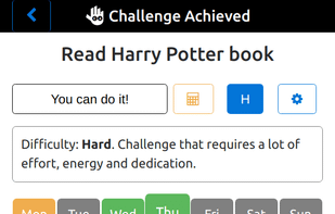 Challenge Achieved screenshot 3