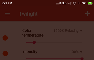 Twilight Blue Light Filter screenshot 2