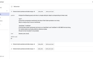 Manage your prompts and model configurations