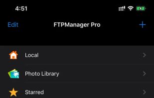 FTPManager screenshot 1