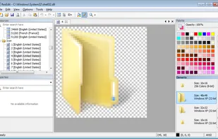 The icon/cursor editor
