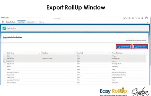Export Rollup Window