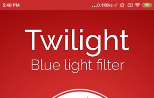 Twilight Blue Light Filter screenshot 1