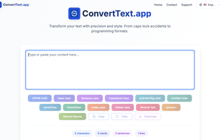 home page converttext.app