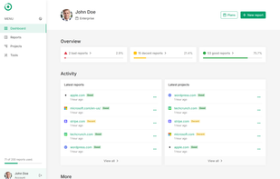 User Dashboard