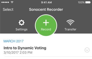 Sonocent Audio Notetaker screenshot 1