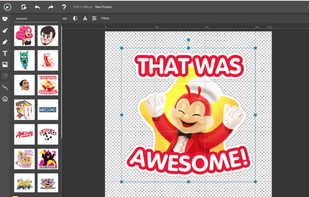 Third party stickers support