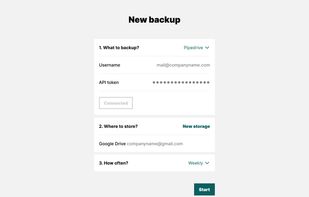 New backup