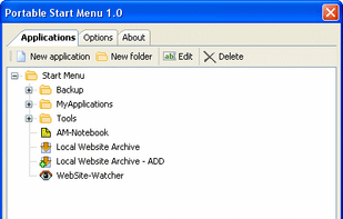 Portable Start Menu screenshot 1