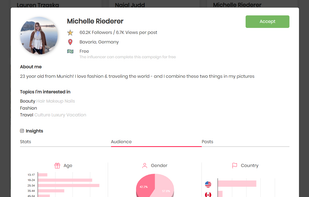 Reachr social screenshot 2