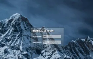 Alpine Linux screenshot 1