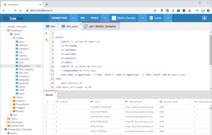 CloudBeaver screenshot 1