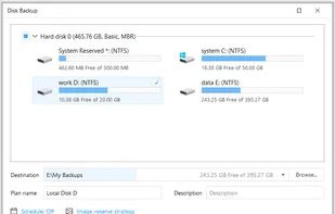Disk/Partition Backup