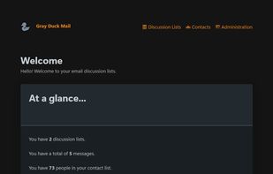 Gray Duck Mail screenshot 1