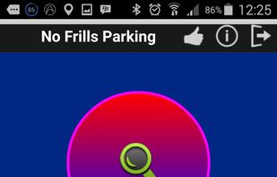 Want to find my car, press the red button to display a map back to where you parked your car.