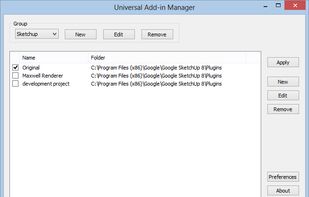 The main interface, with some items.