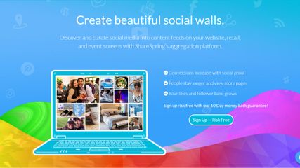 Create beautiful social media galleries for your website or event