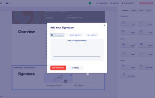 Prospero Proposals screenshot 2