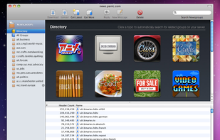 Unison usenet client screenshot 1