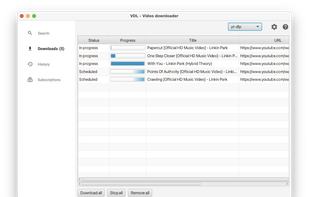 Download multiple files simultaneously.