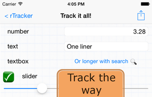 rTracker screenshot 3
