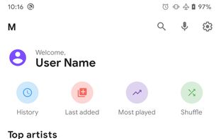 Metro - A music player for Android screenshot 1