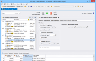 dbForge Data Generator for MySQL screenshot 2