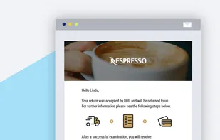 Returns notification email