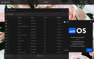 skiftOS screenshot 1