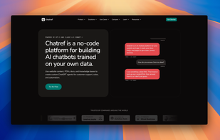 Chatref helps you turn your website, PDFs, and documents into an AI chatbot that answers customer questions instantly. Instead of making users search through help pages or long docs, Chatref lets them ask questions and get clear, relevant answers in real time.