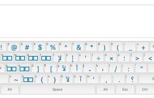 The Keys which appear after SHIFT key is pressed.