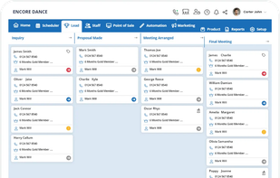 Dance Lead Management Software