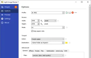 Light Image Resizer screenshot 1