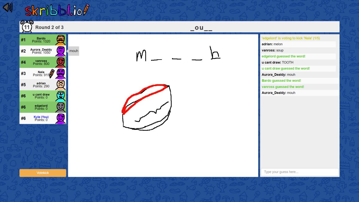 Skribbl” Might Be The Easiest Way To Play Pictionary Online