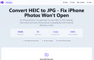 H2J.app screenshot 1