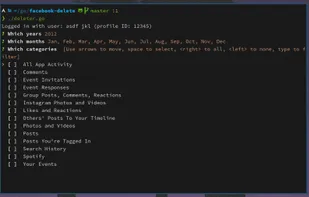 Facebook Delete screenshot 1