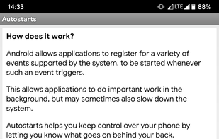 Android Autostarts screenshot 2