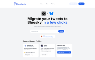 BlueMigrate screenshot 1