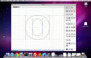 Lower case o on Mac OS X