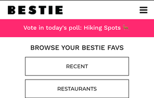 Discover new favorites from your connections by category 
