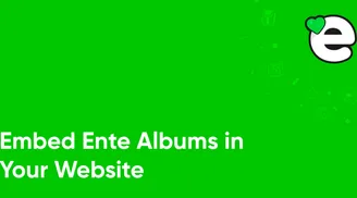 Ente Photos now lets users embed public albums on external websites, with auto updates image