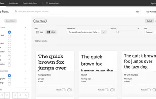 “Browse Fonts” section.