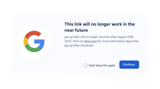Google's goo.gl shortened links will stop working after August 2025 image