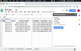 BudgetSheet screenshot 2
