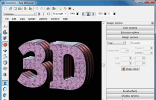 Xara 3D Maker screenshot 2