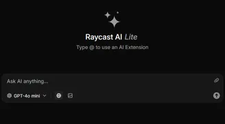 Raycast AI Lite offers free access to over 24 models image