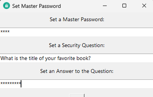 Set a Master Password
