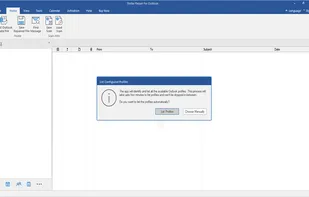 Launch Stellar Repair for Outlook and click ‘List Profiles’ or select ‘Choose Manually’.