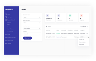 Follow your sales to the door