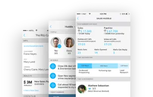 Mobile CRM with internal team transparency. 